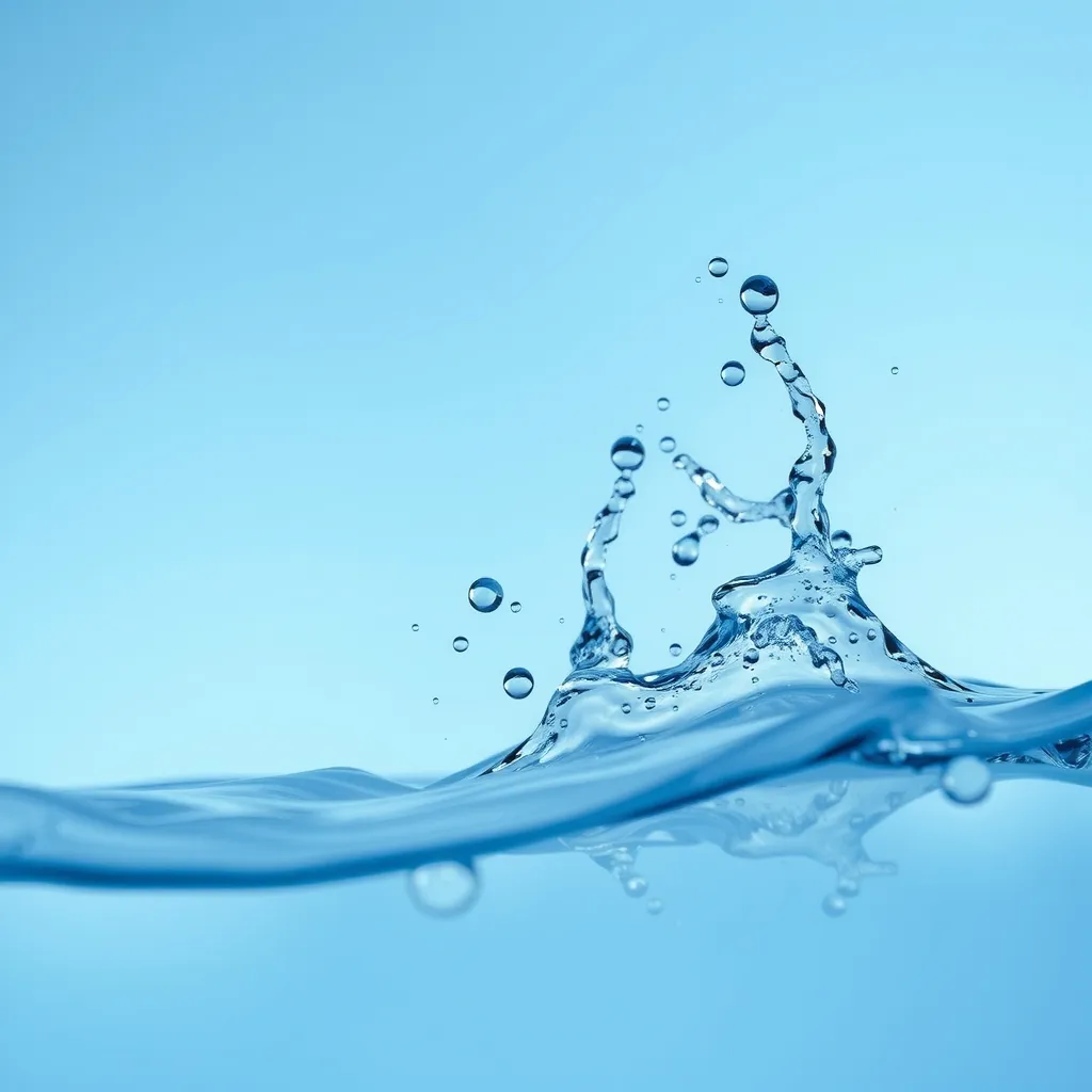 Acqua limpida in movimento