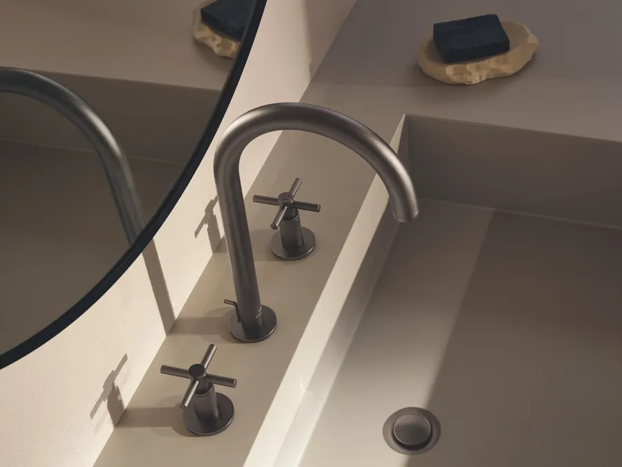 Grohe Atrio su lavabo in pietra